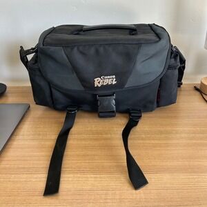 Canon EOS Utility Tech Camera Bag‎ Black Gray DSLR Gadget Case Normcore